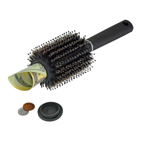 Hårborste med hemligt fack, säker avledning, hårborstekam