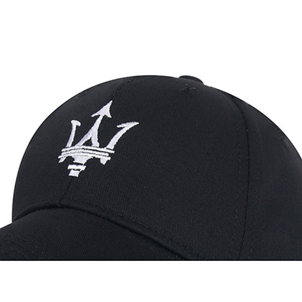 Kilpa-baseball-lippis, unisex, musta 56-58cm Maserati