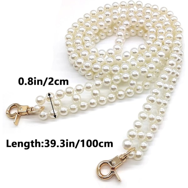 Pearl Handbag Chain Skulderveske Chain Handbag Chain Metal Chain