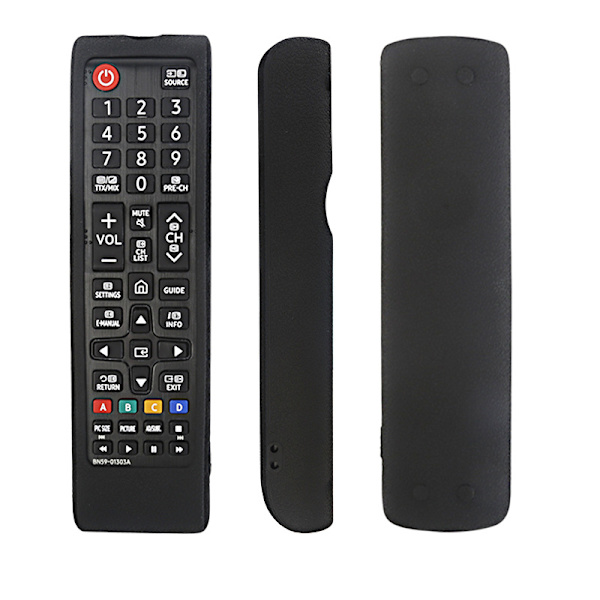 Svart universell fjärrkontrollskydd kompatibel med Samsung BN59-01199F/01303A Smart TV-fjärrkontroll