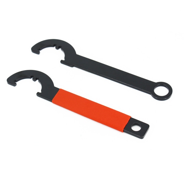 2 Pack Survival Nut Wrench lukkomutteri ja asenna uudelleen 186mm (musta ja punainen)