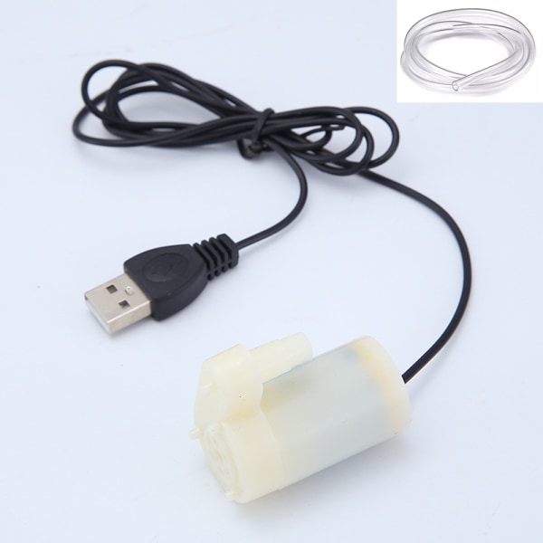 USB Mini Mute uppovesipumppu 2-3 l/min uppopumppu kalarusketukseen