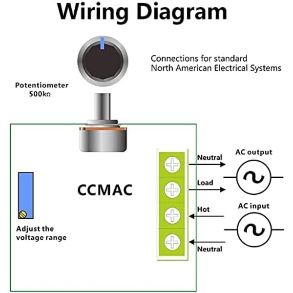 3 st AC 110V-220V 2000W SCR Hög Effekt Elektronisk Spänningsregulator