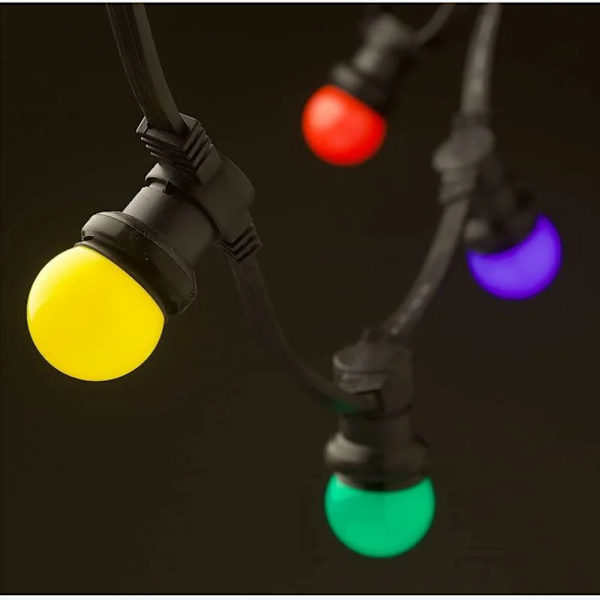 Farvet LED-pære B22 3W - Pakke med 40