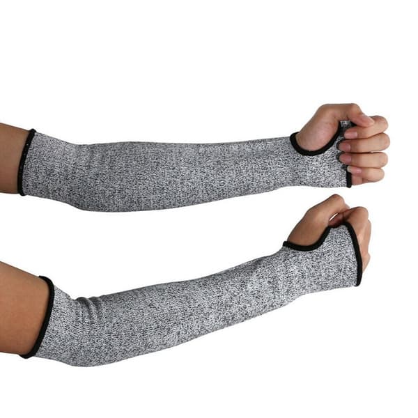2-pack HPPE Säkerhetsarmbands Skyddande Skärsäkra Handskar