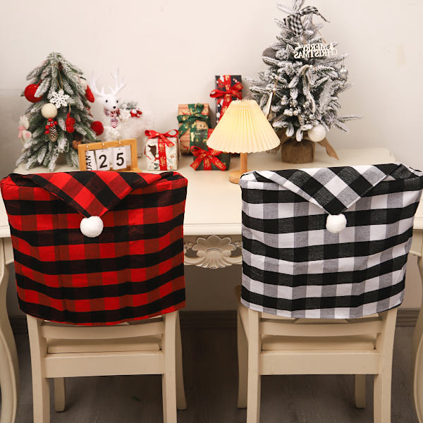 2 stycken julstolsöverdrag, storlek 12 L