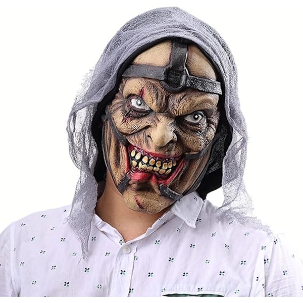 Adutls Creepy Zombie Maske Halloween Terror Ghost Devil Maske Full Head Maske Prank Requisiten Party Dekor