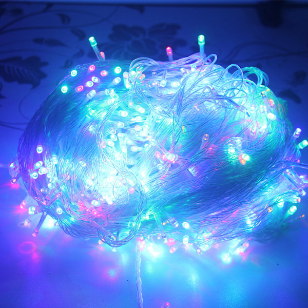 Pluggbare Feelysslynger, 98,4ft/30M 300 LED Lyslenke Vanntette Kobbertråd Soverom Feelysslynger f