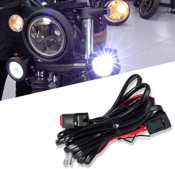 Universell LED-kabelstam med reläkit med 2 lampanslutning