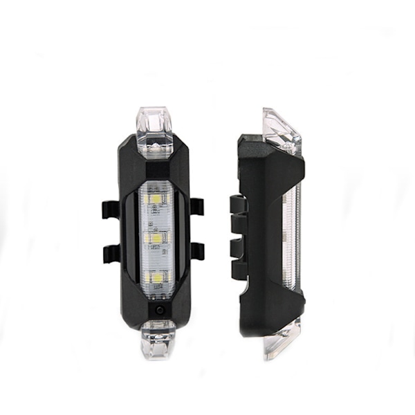 USB-ladattava LED-pyörän takavalo Kirkas polkupyörän takavalo pyöräilyyn