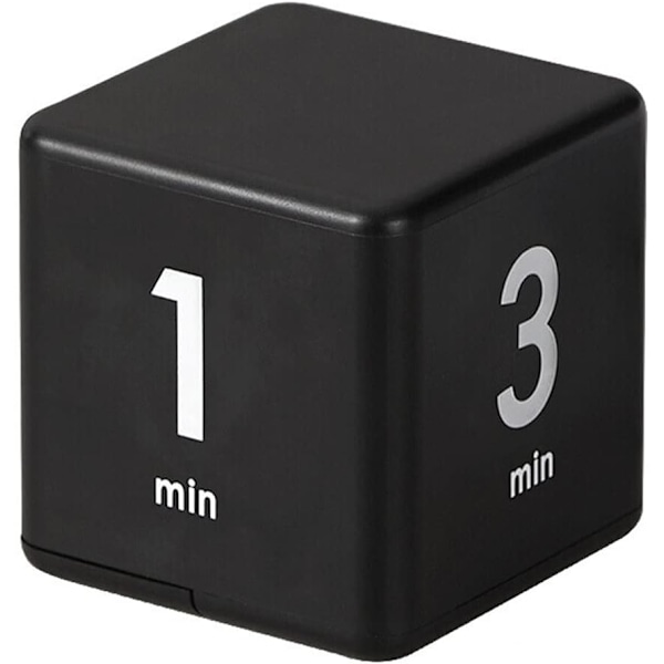 Rubiks kube timer - svart, 1-3-5-10 minutter
