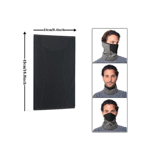 2 st Tubular Halsduk, Herr Halsduk, Multifunktionell Vinter