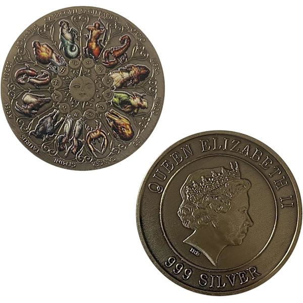 2 pakker britiske dronning Elizabeth II originale britiske samlermønter, runde
