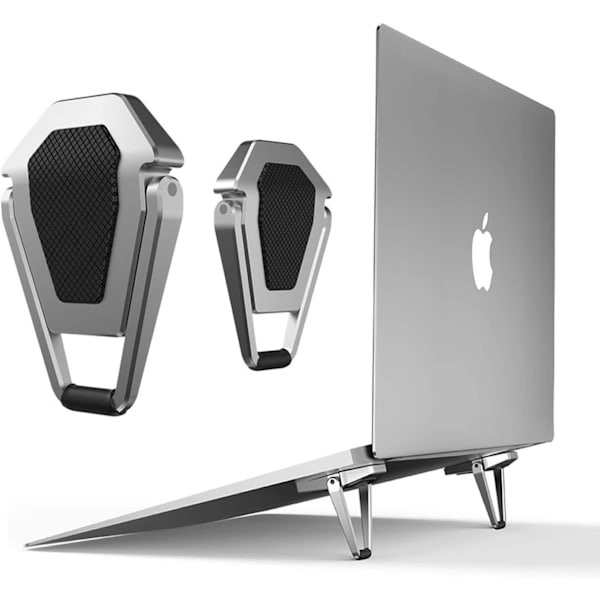 Mini bærbar usynlig bærbar computerstand med aluminiumtastatur Cooli