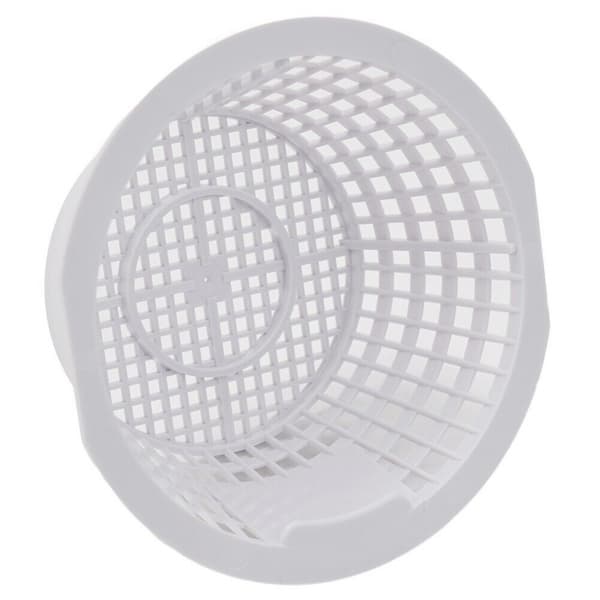 Pool Skimmer Rund Kurv - 15cm Diameter - Hvid
