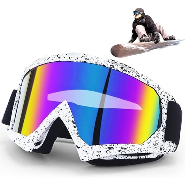 Skidmasker och skyddsglasögon, Skidglasögon, Uv400 Protection Snowboard Go