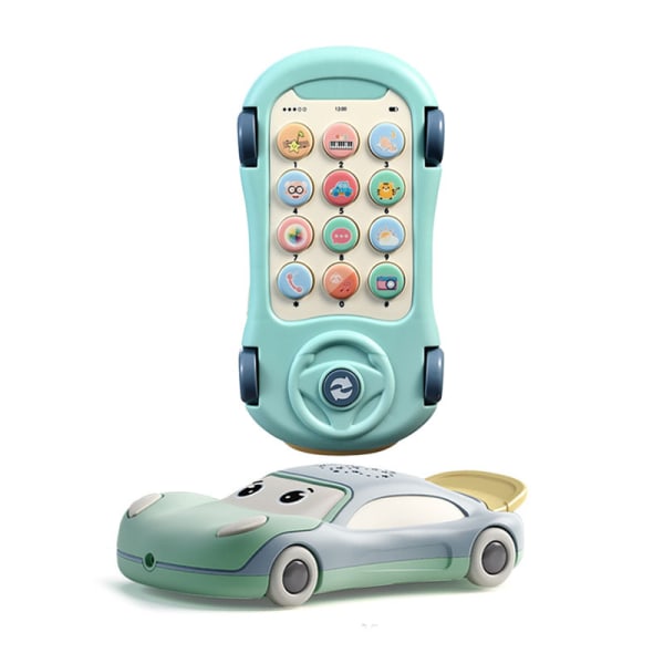 Baby Legetøj til 1-årig Dreng Børn Telefon Biler Tidlig Uddannelse Læring Baby Musikalsk Bil