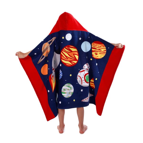 (Rum) Børnebadeponcho, Børnebadehåndklæde, Strand Svømmebørnebadekåbe, Absorberende