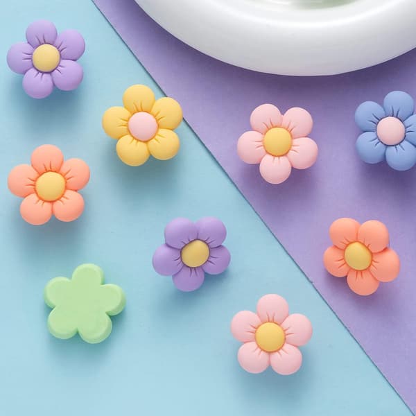 Blomstersko Charms til piger Søde Blomster Designer Sko Charms til