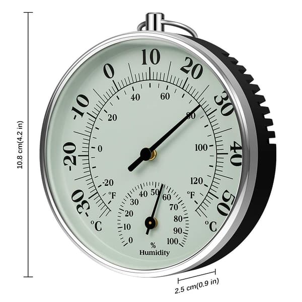 Termometer för inomhus och utomhus 10 cm hygrometer termometer inomhus utomhus