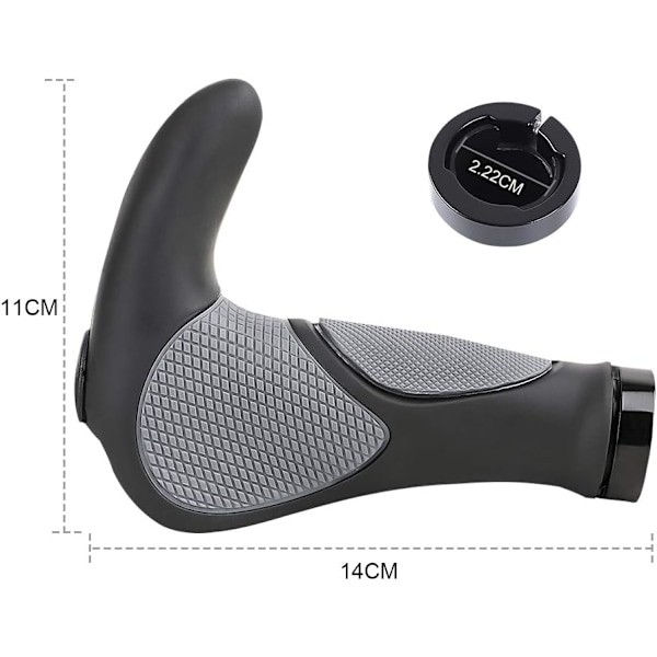 MTB Grips Ergonomiske Sykkelgrep Styregrep