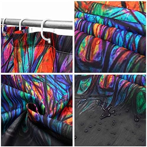 180X180Cm 4-delars duschdraperi badrumsmatta set med delfintryck