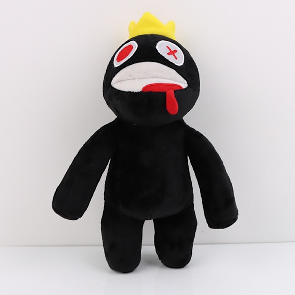 25cm Cotton Game Rainbow Friends Plush Toy Stuffed Plush Toy Halloween，Black