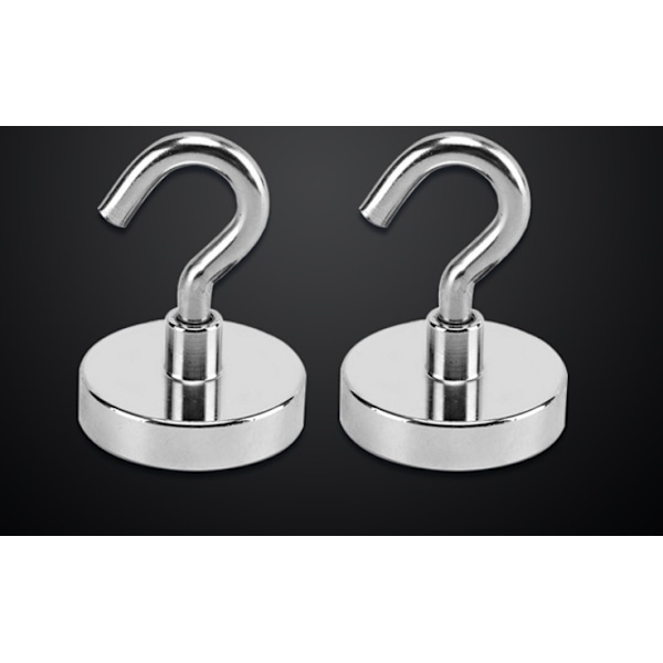 3-pack Magnetiska Krokar, Stark Magnet med Krok för Kylskåp, C