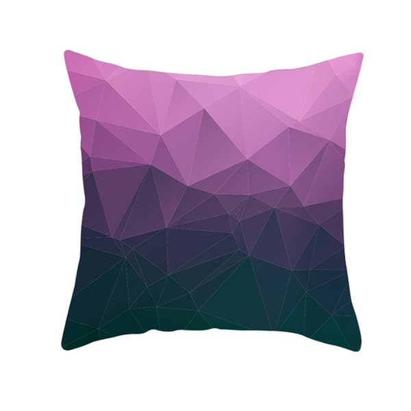 Set med 4 Geometriska Tryckta Polyester Kvadratiska Kuddfodral Soffa Kuddfodral Heminredning (5-8)
