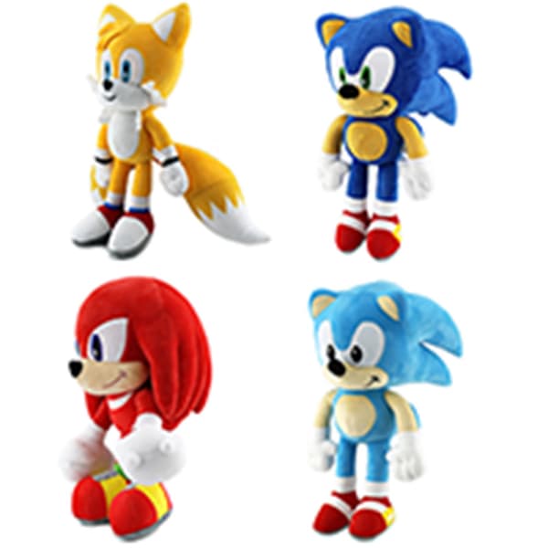 Sonic The Hedgehog plyslegetøj 30 cm, farve