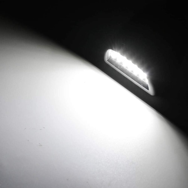 2 stk. Vandtætte Full LED Nummerpladelys Nummerpladelys LED Nummerpladelampe Baglygte 600