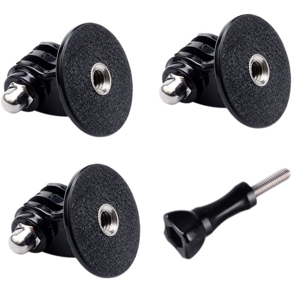 3-delad stativadapter för GoPro Hero 5 Hero 5 Session Hero 4 Hero 3+ Hero 3 Hero 2 Hero 1 samt Sjcam och Little Art F