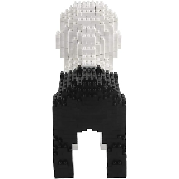 950 Stycken Bobtail Hund Mikrobyggstenar, Djur Mini Block Leksak Set KLJM-02 (Bobtail) C