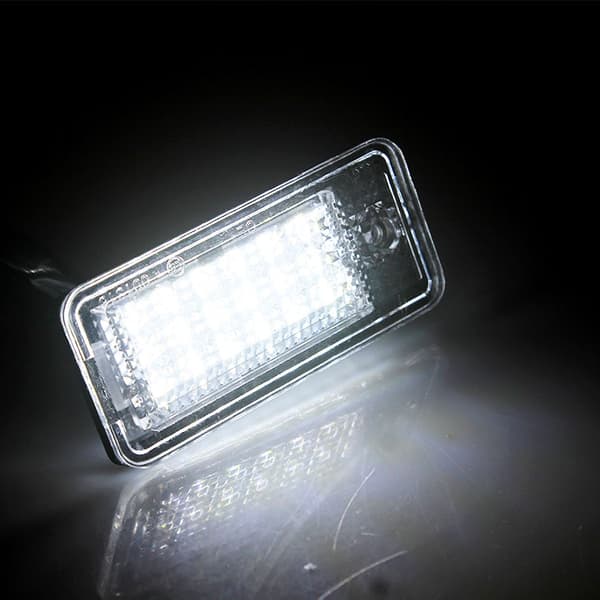 2-pack LED-skyltbelysning för bilar, superljus, fel