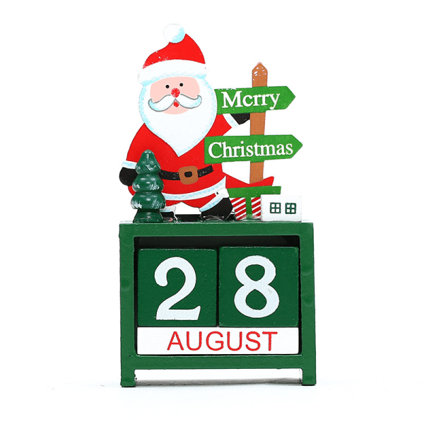 Christmas Countdown Calendar Wooden Blocks Christmas Countdown De