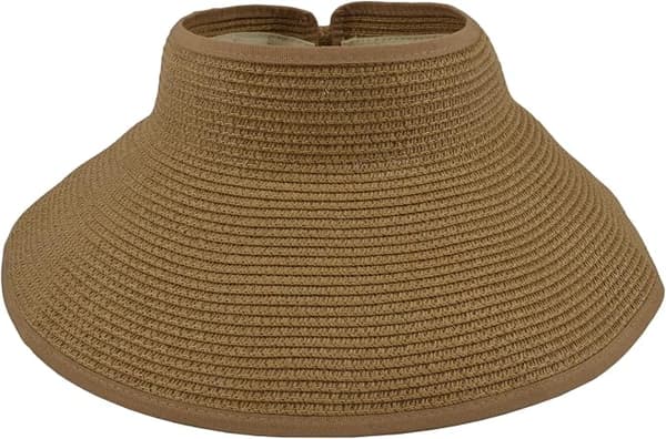 Taitettava olkihattu naisille - Beige