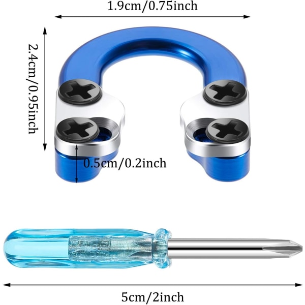 3 set bågskytte spänne compoundbåge metall D spänne metall D spänne