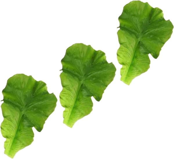 3 stk. Kunstig salatblader
