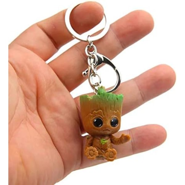 Baby Groot -avaimenperä - Klassinen elokuvahahmo - Täydellinen lahja - Minä olen Groot Q