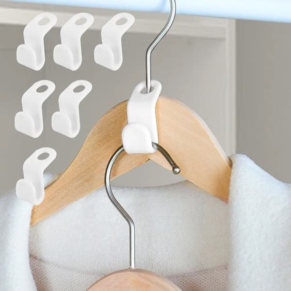 Hengerkroker, hvite 10-pack