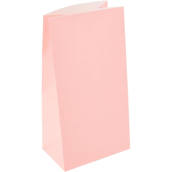 50 stk. Gaveposer - Papir - Lyserød, Poser uden Håndtag, Emballageposer, Gaveposer, 23*17*7.5