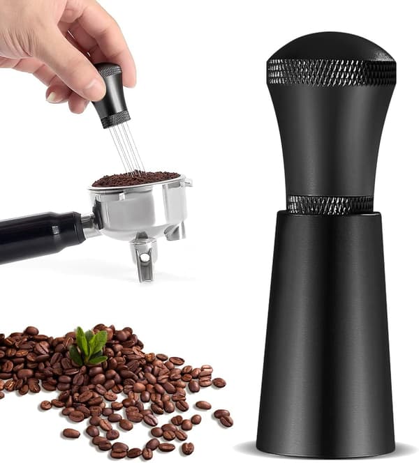 Rørestang i rustfrit stål til kaffe, 7 nåle, 0,3 mm kafferør