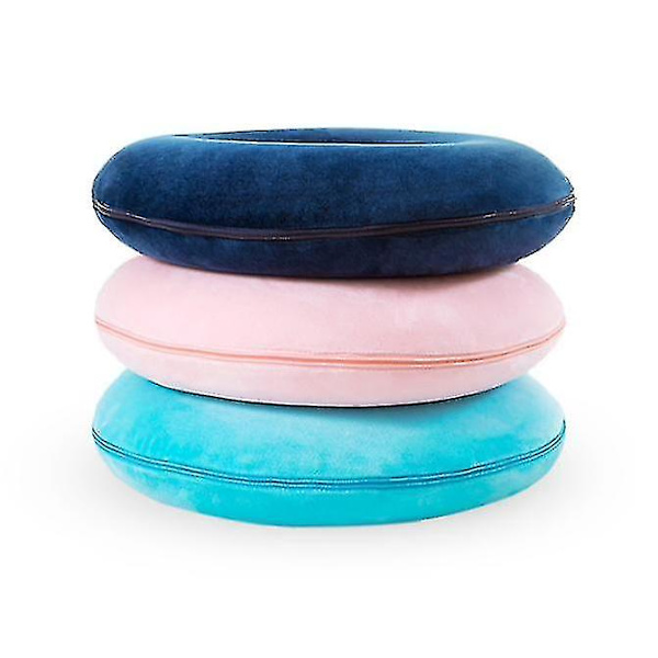 Donutkudde Ortopedisk Design - Memory Foam Coccyx och Svansben Kudde Rosa