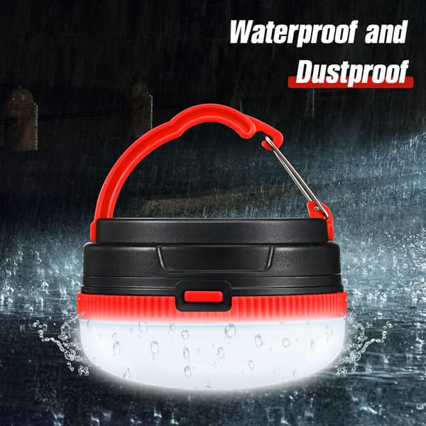 LED Camping Lanterns Vanntett Camping Lamper Batteri Teltlys