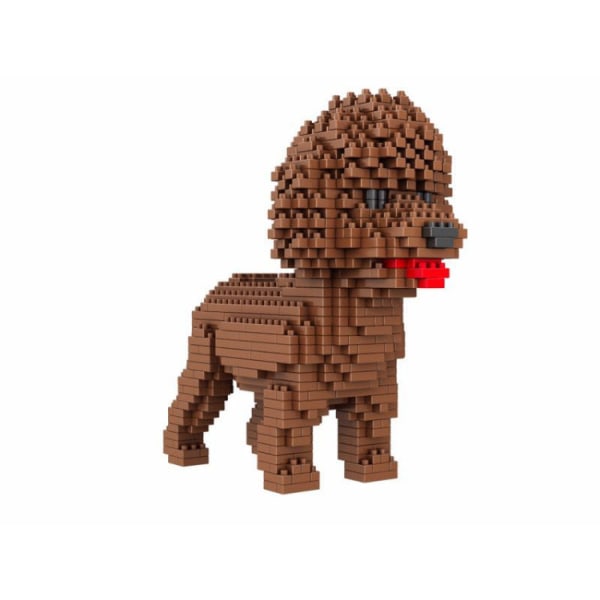 Bygg Poodle eller Puddelfigur å sette sammen med Nanoblocks