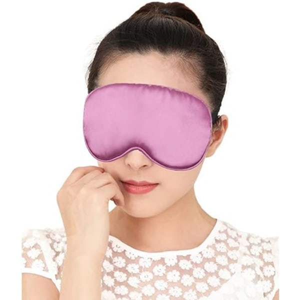 (Svart + Rosa) 2-pack Sleeping Eye Mask, Super Soft Eye Mask, Adj