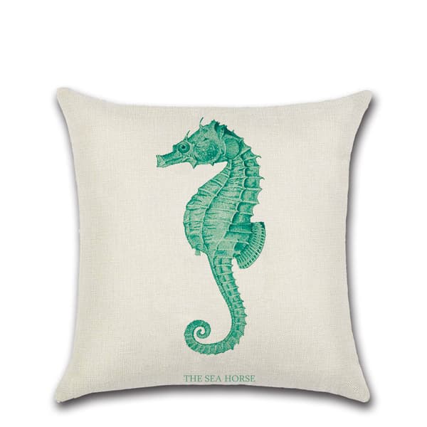 (Grøn) Sæt med 4 - Polyester Linned Pyntepudebetræk Bilpudebetræk til Sofa Seng Boligindretning Sæt, 45 x 45 cm (Stjerne