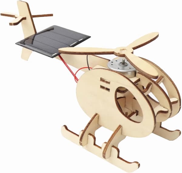 Solcellsdrivet flygplan, DIY trä solcellsdrivet flygplan Educati