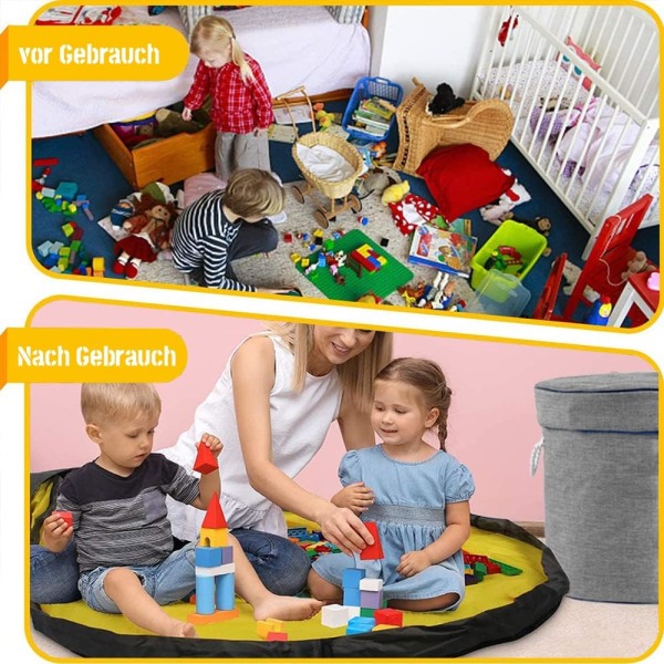 Oppbevaringspose for leker til barn, lekemattepose for leker, mattepose for leker, strandlekepose, oppbevaringspose for baby leker, lekeoppbevaring C
