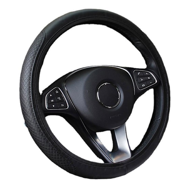 Rattöverdrag för fordon Bilrattsskydd Diameter 38cm (15\") Läder